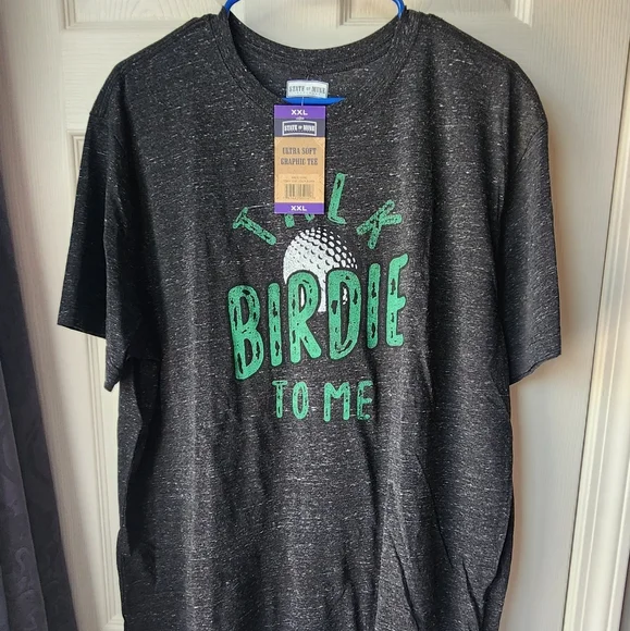 Men's Tshirt "Talk Birdie to Me" - Picture 2 of 3
